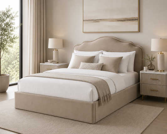 Frosted Curve Bed
