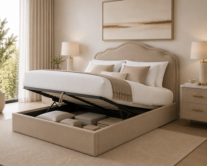 Frosted Curve Bed