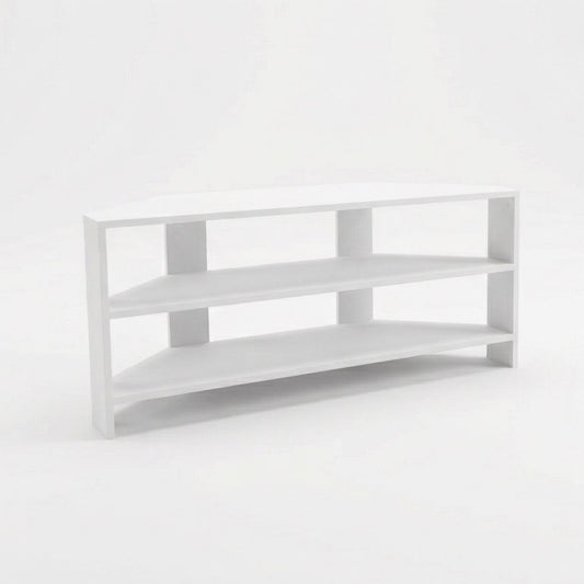 Corner TV Unit - Matt White