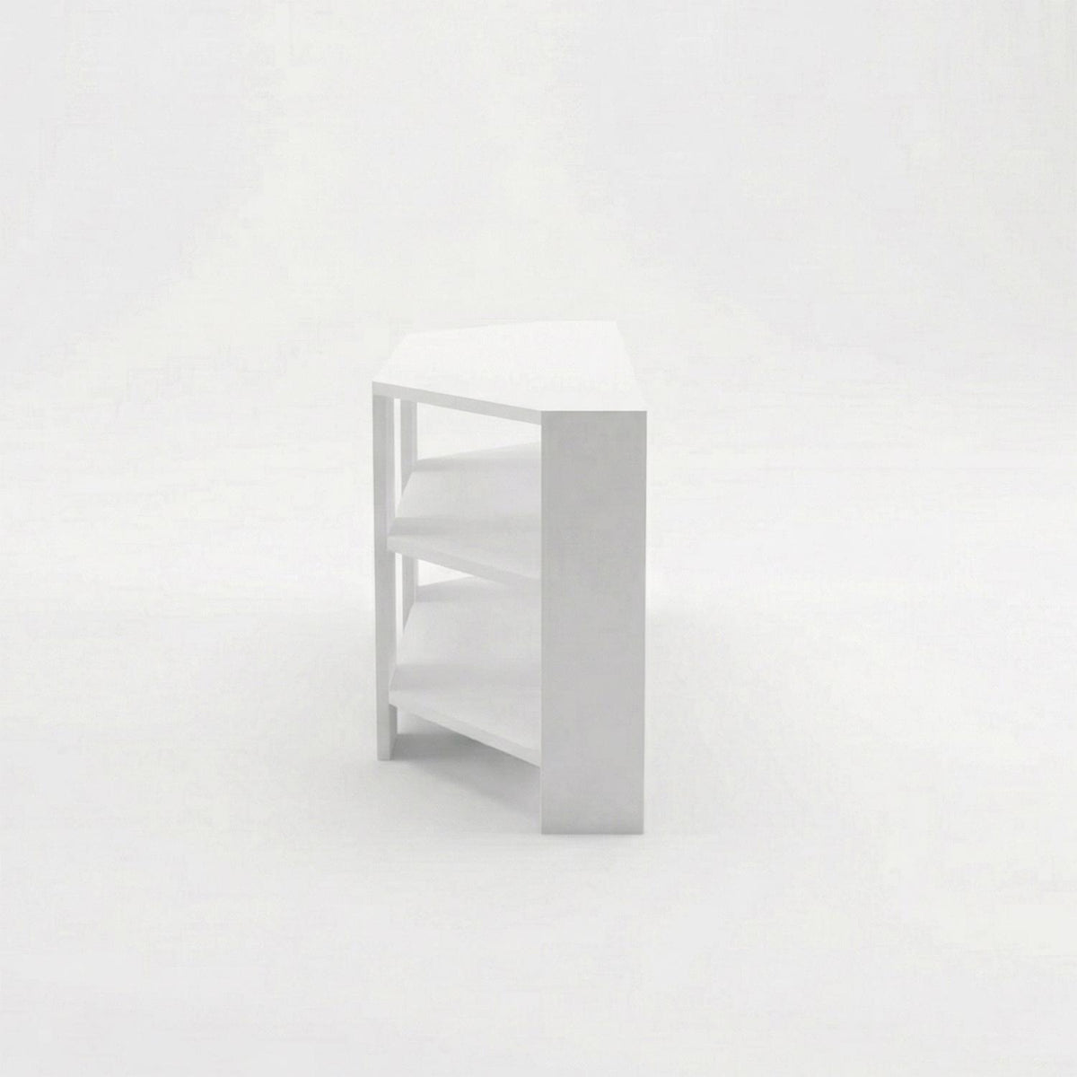 Corner TV Unit - Matt White