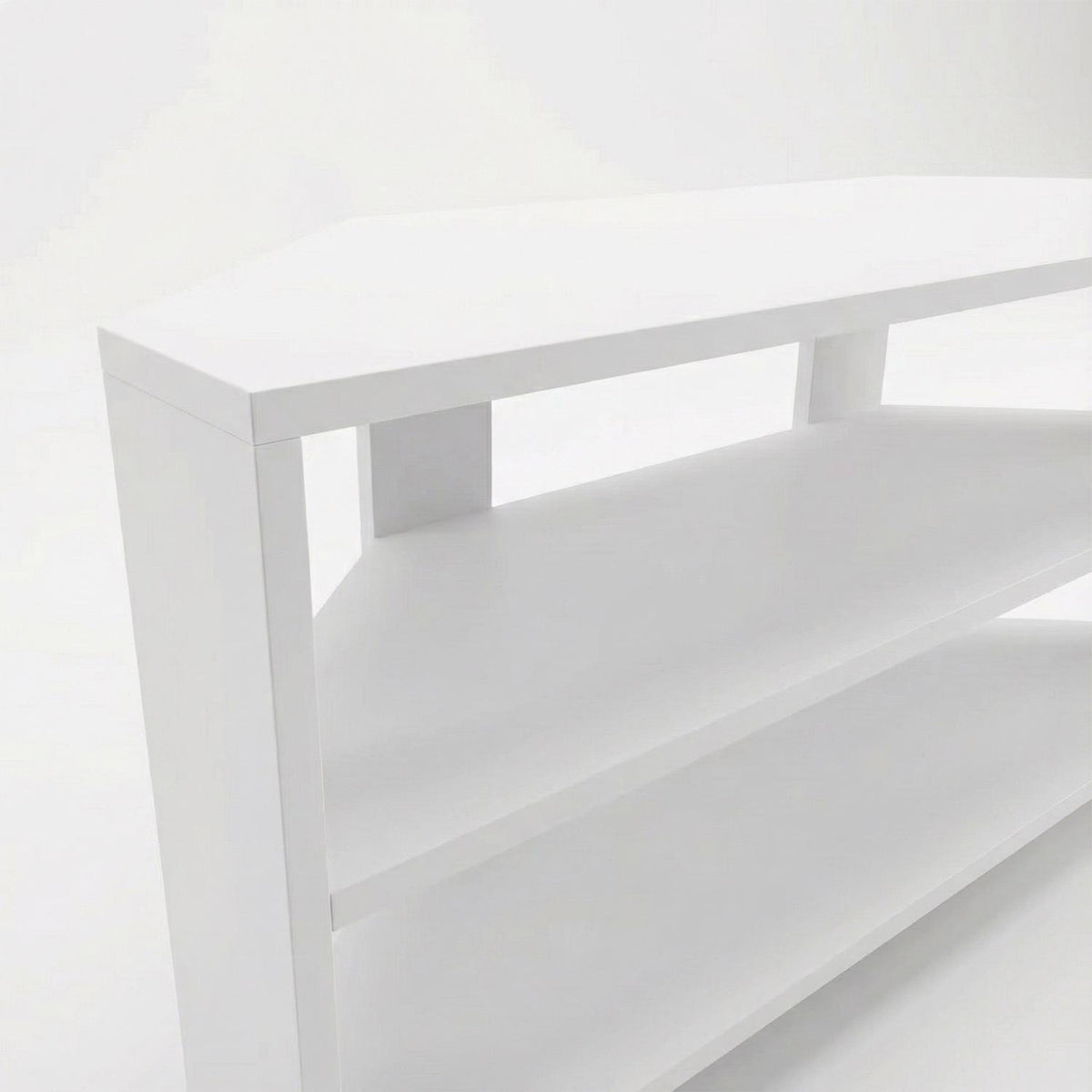 Corner TV Unit - Matt White