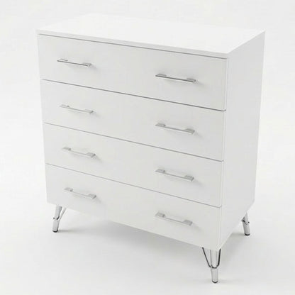 Maldon White 4 Drawer Chest Of Drawers