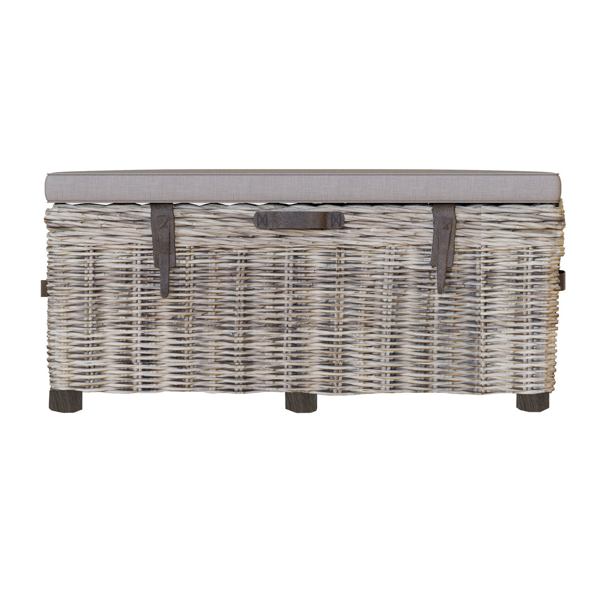 Maya Handmade Kubu Rattan Storage Bench