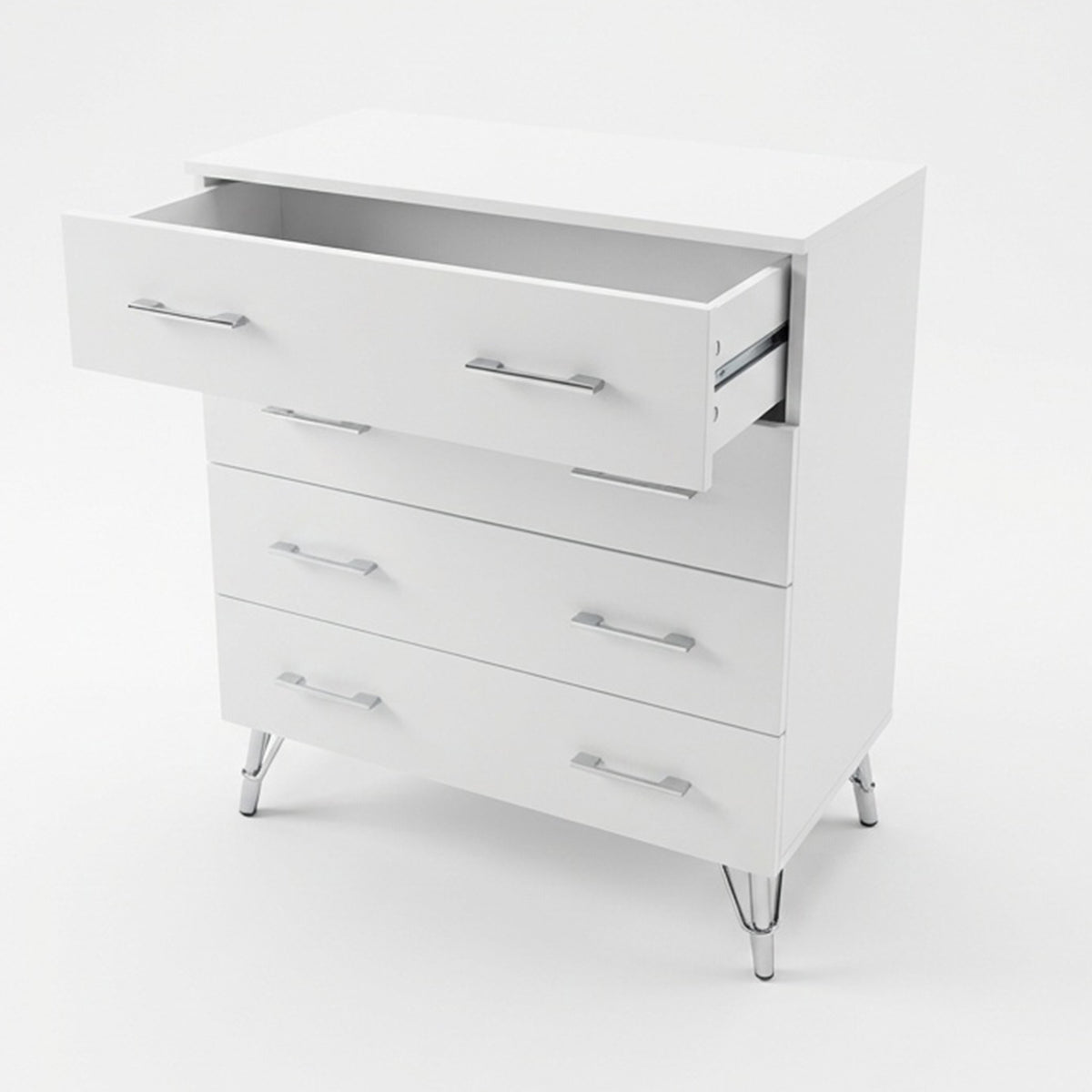 Maldon White 4 Drawer Chest Of Drawers