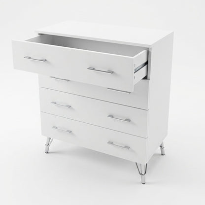 Maldon White 4 Drawer Chest Of Drawers