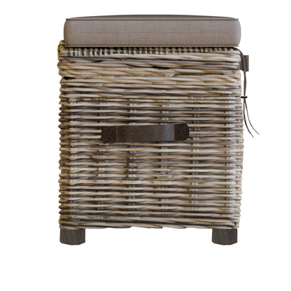Maya Handmade Kubu Rattan Storage Bench