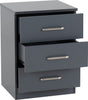 Dark Grey / 3 Drawer
