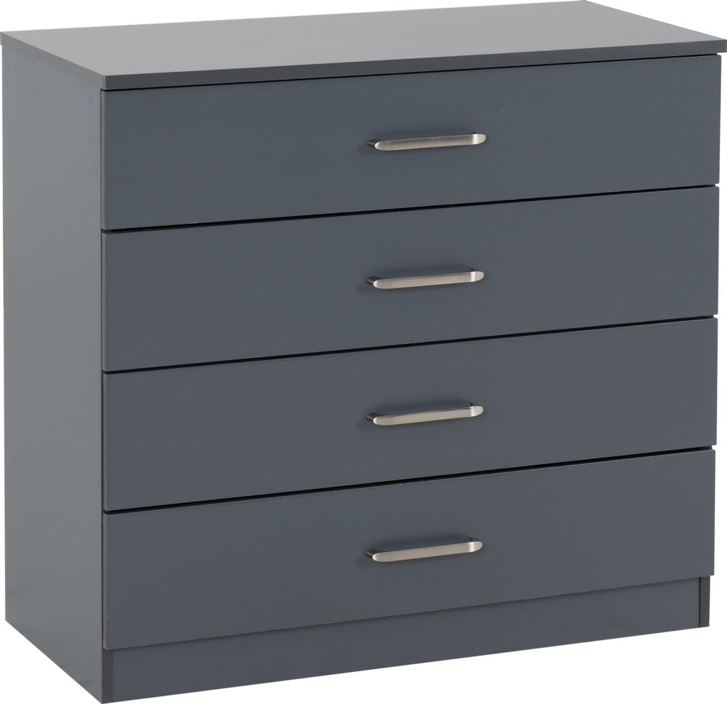 Dakota 4 Drawer Chest – Multiple Finishes