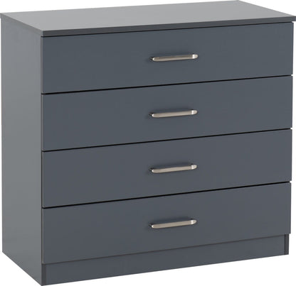Dakota 4 Drawer Chest – Multiple Finishes