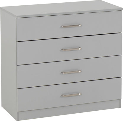 Dakota 4 Drawer Chest – Multiple Finishes
