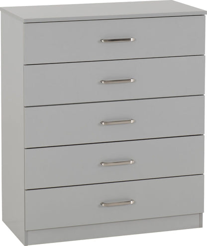 Dakota 5 Drawer Chest – Multiple Finishes