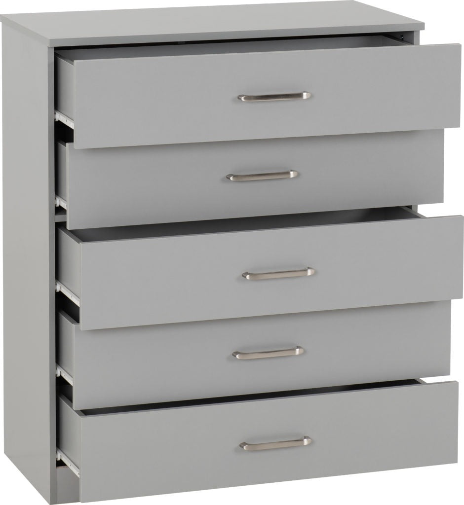 Dakota 5 Drawer Chest – Multiple Finishes