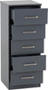 Dark Grey / 5 Drawer
