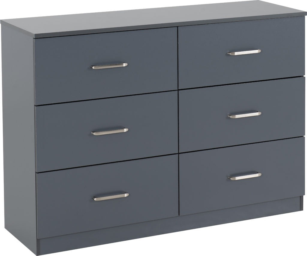Dakota 6 Drawer Chest – Multiple Finishes