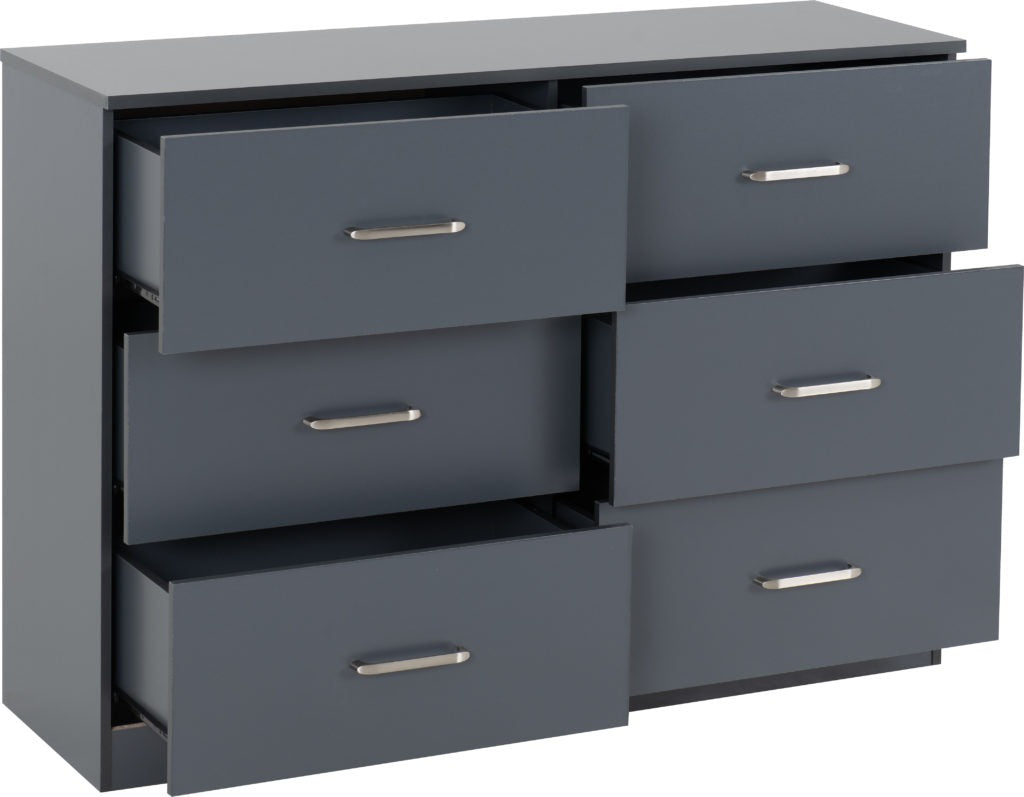 Dakota 6 Drawer Chest – Multiple Finishes