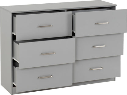 Dakota 6 Drawer Chest – Multiple Finishes
