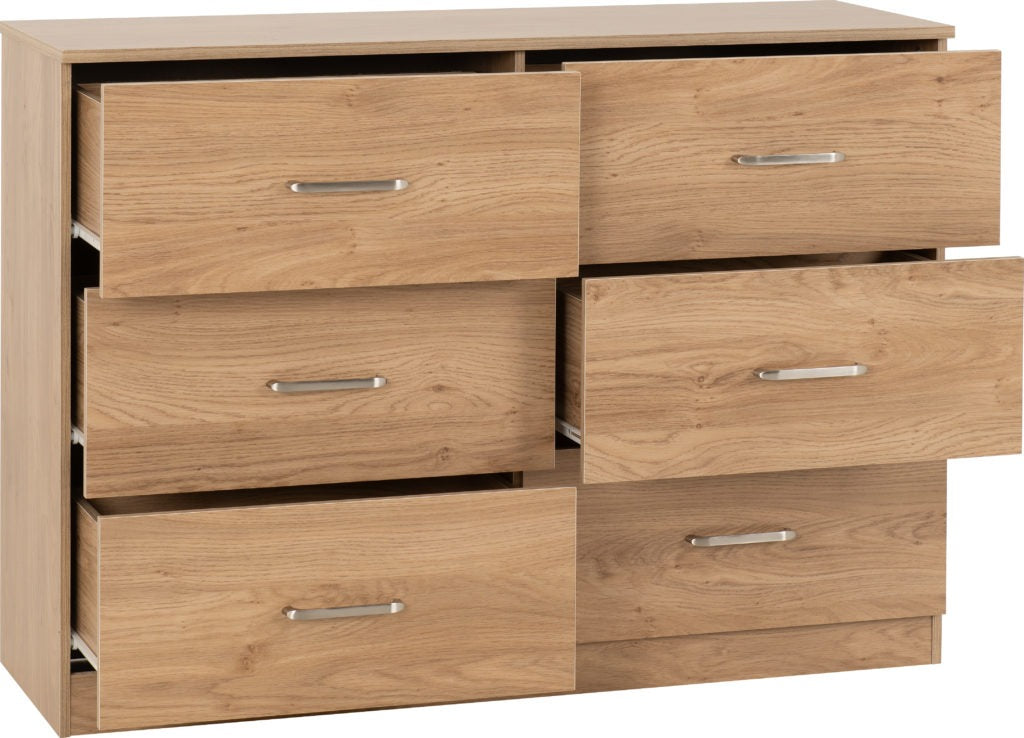Dakota 6 Drawer Chest – Multiple Finishes