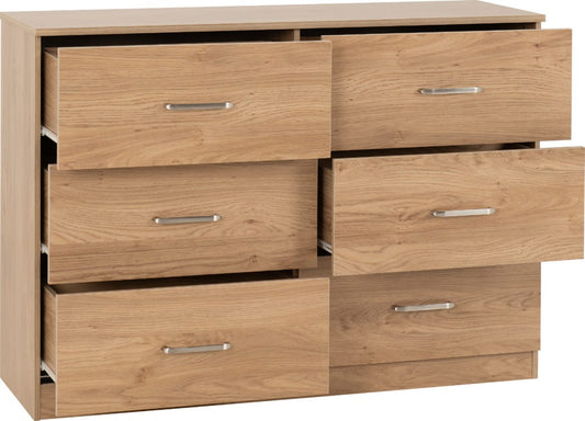Dakota 6 Drawer Chest – Multiple Finishes