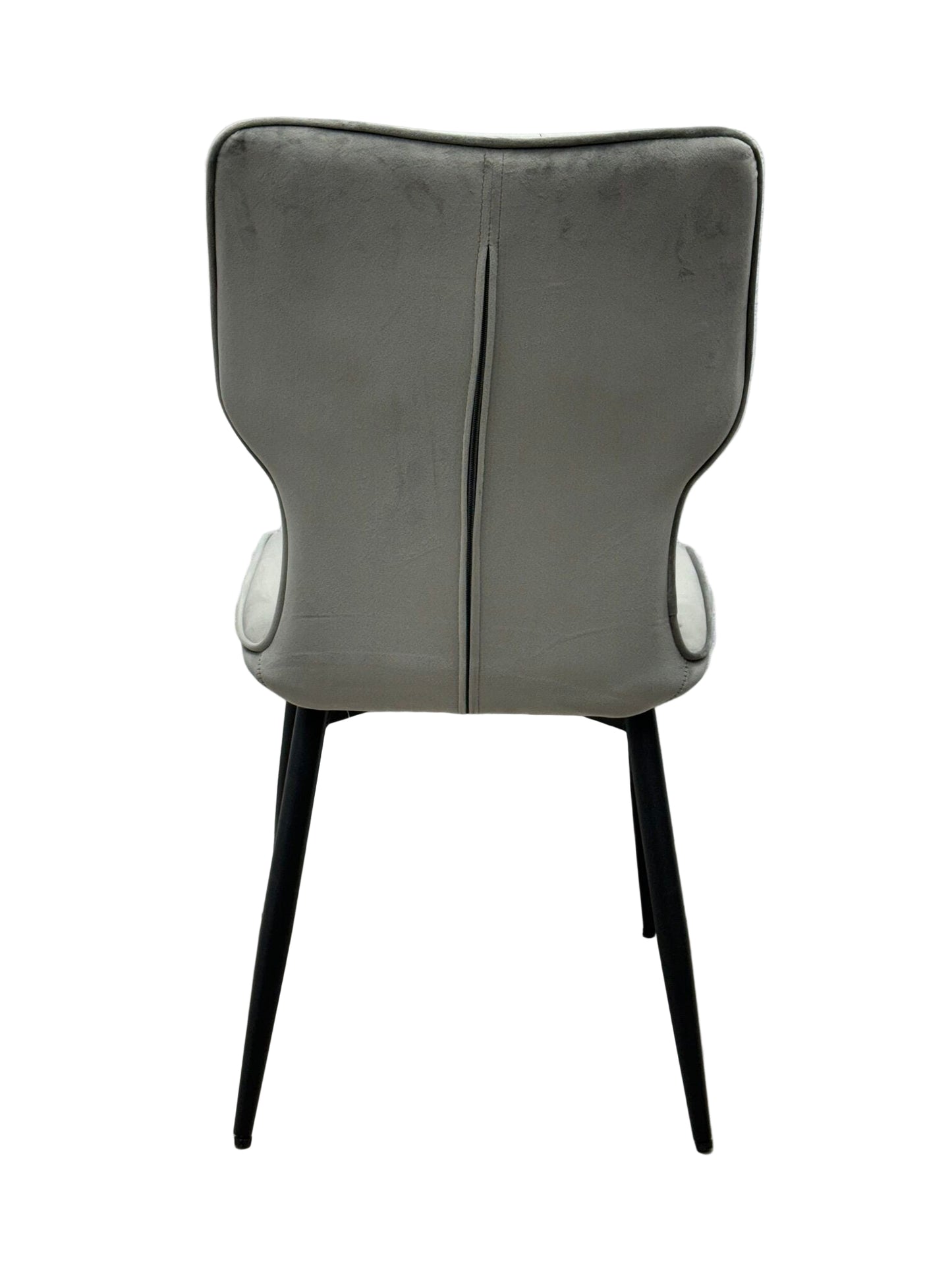 Windsor Velvet Dining Chair Black/Grey/Mink