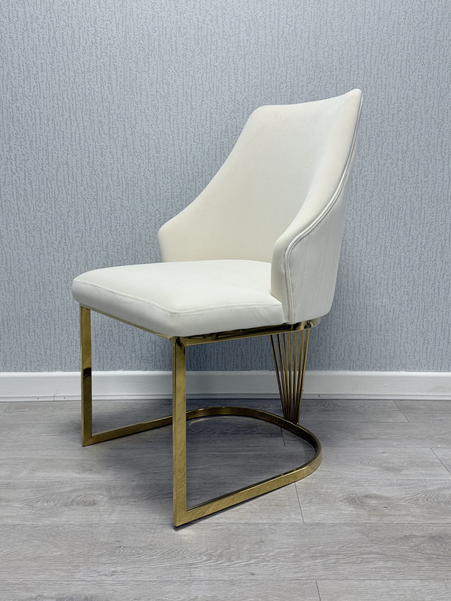 Lasco Gold Dining Chair Green/Black/Cream