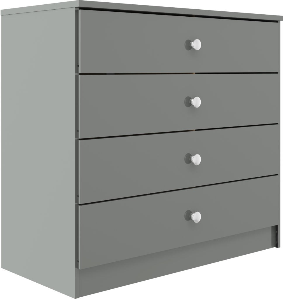 Denver 4 Drawer Chest – Multiple Gloss Finishes
