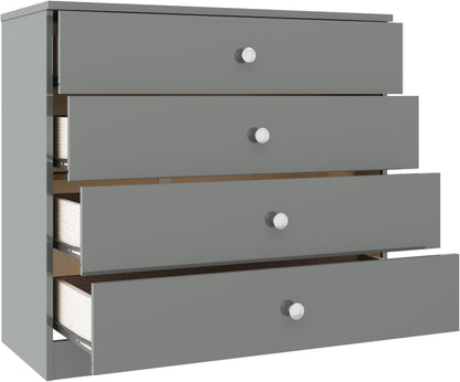 Denver 4 Drawer Chest – Multiple Gloss Finishes