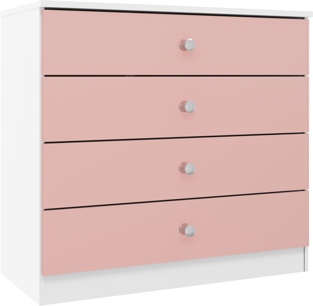 Denver 4 Drawer Chest – Multiple Gloss Finishes