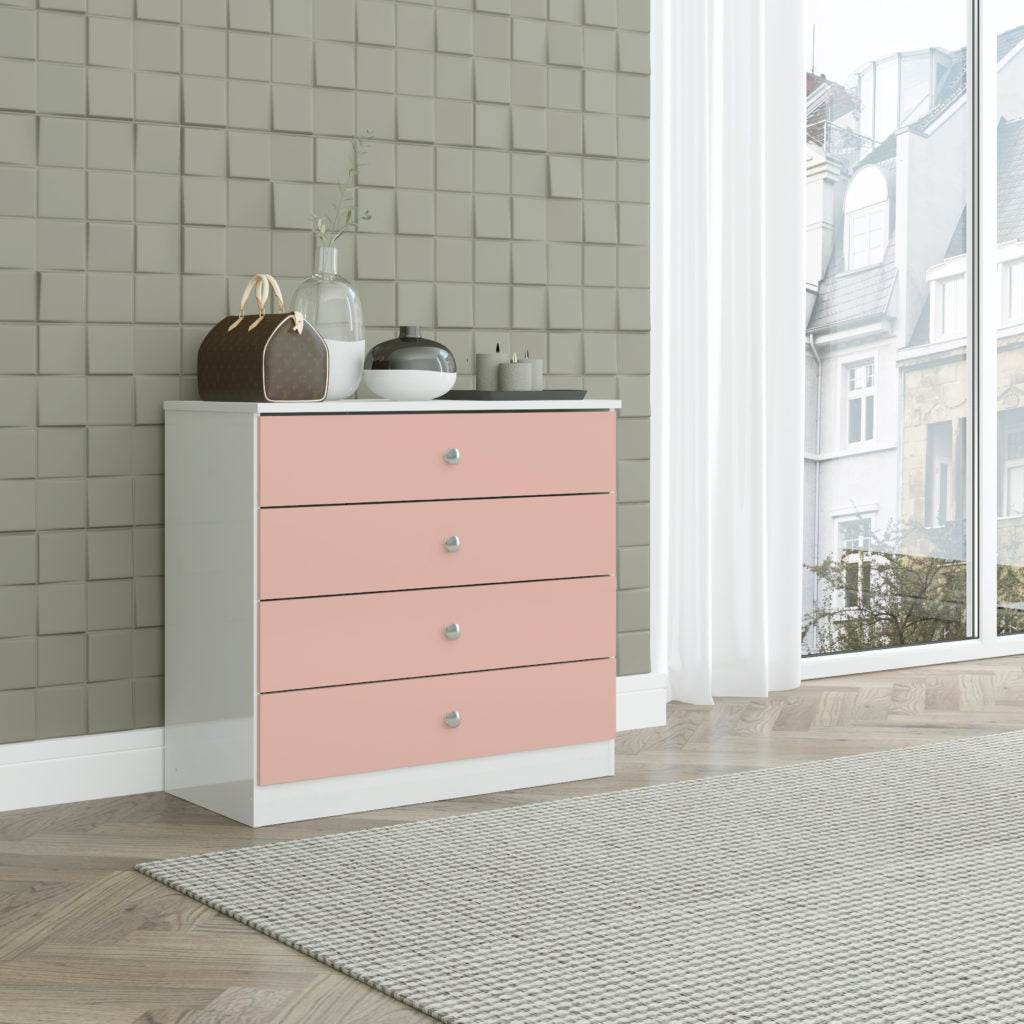 Denver 4 Drawer Chest – Multiple Gloss Finishes