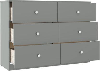 Denver 6 Drawer Chest – Multiple Gloss Finishes