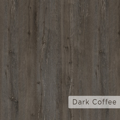 Norfolk Modern Bookcase Display Unit Dark Coffee Oak Effect Tall 159.1cm