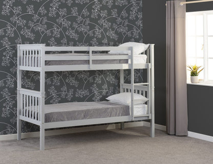 Erin 3' Bunk Bed Light Grey