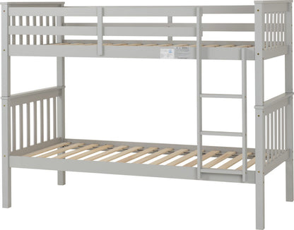 Erin 3' Bunk Bed Light Grey