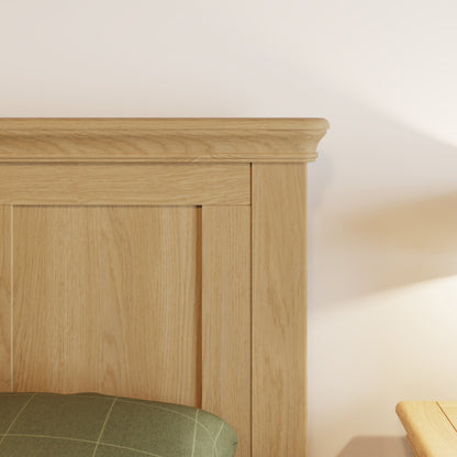 Faire 4ft6 Double Shaker Panel Bed in Natural Oak