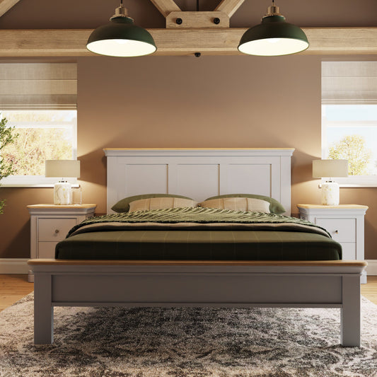 Faire 5ft Kingsize Shaker Panel Bed in Dove Grey