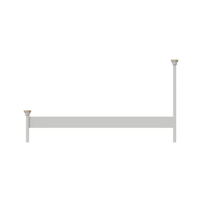 Faire 5ft Kingsize Shaker Panel Bed in Dove Grey