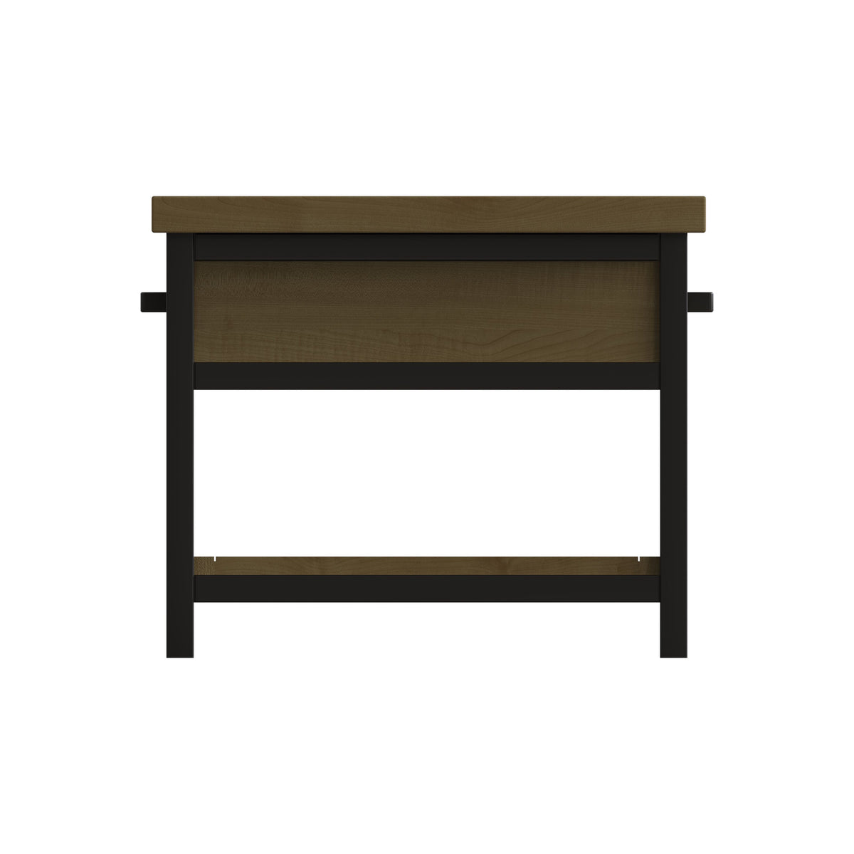 Lowry 2 Drawer Coffee Table Driftwood Lacquered Solid Reclaimed Pine