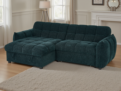Florida Sofabed Teal Universal Corner