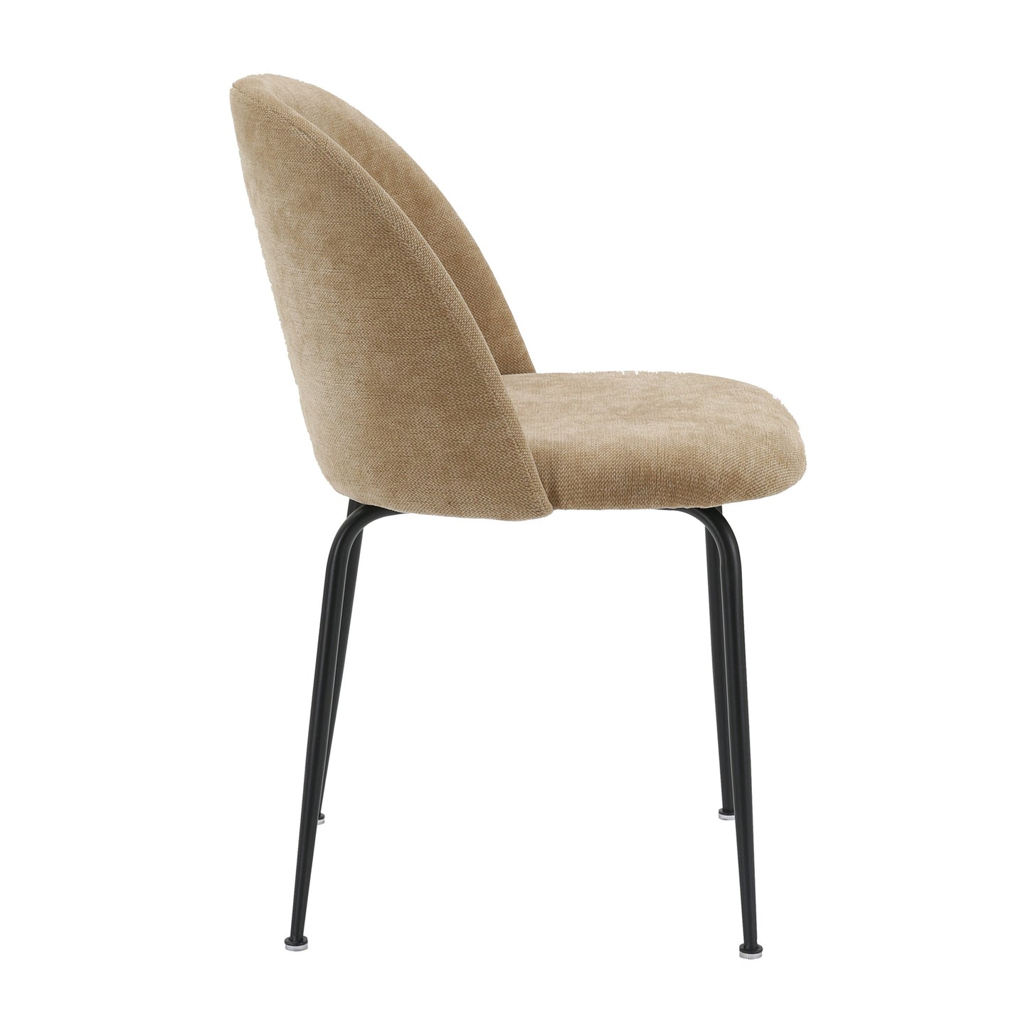 Freya Pack of 2 Flaxen Fabric Dining Chairs
