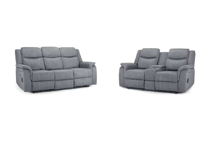 Galaxy Tech Sofa – Grey Fabric