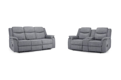 Galaxy Tech Sofa – Grey Fabric