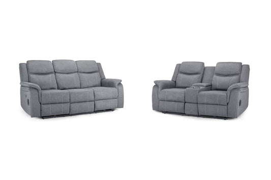 Galaxy Tech Sofa – Grey Fabric
