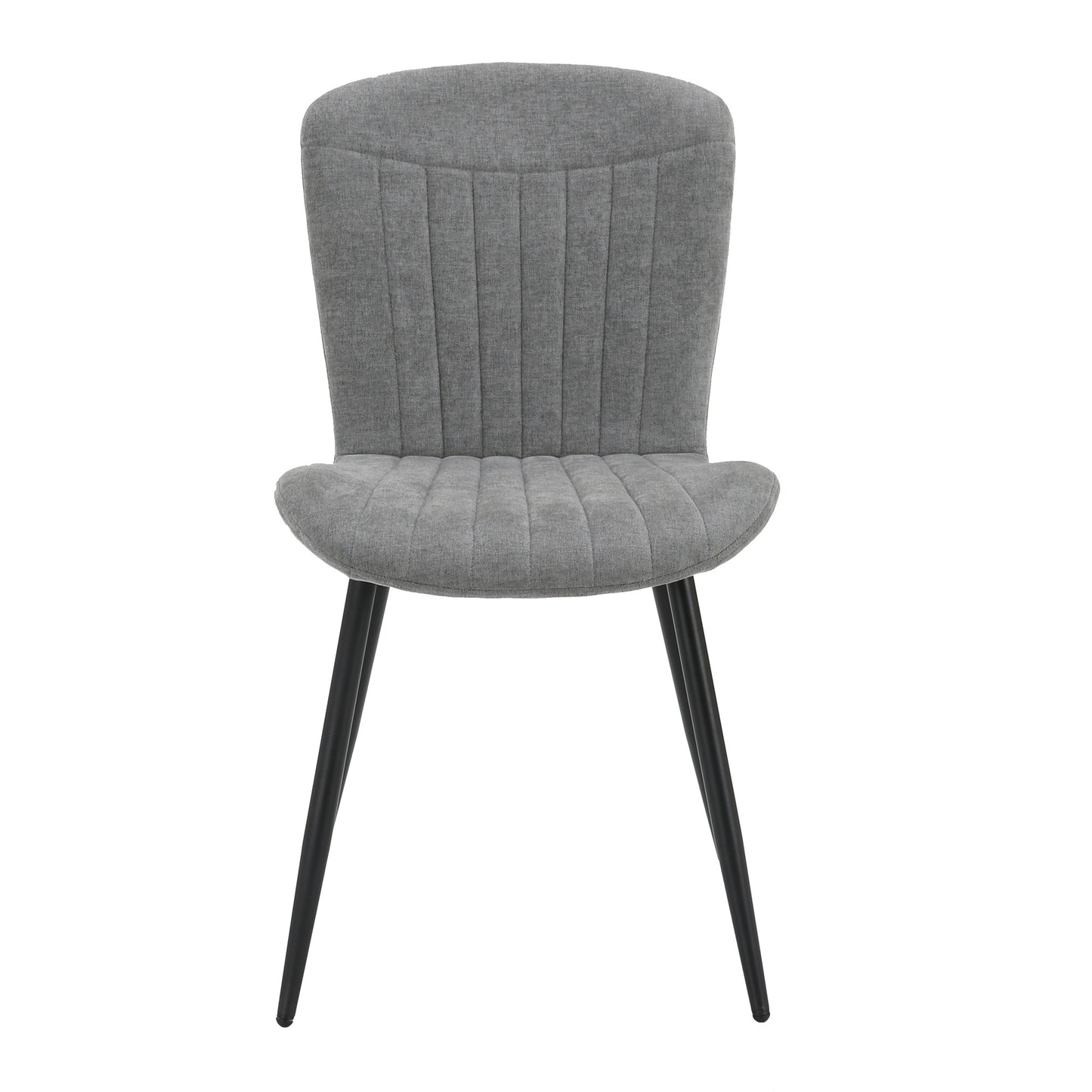 Grace Pack of 4 Grey Fabric Dining Chairs