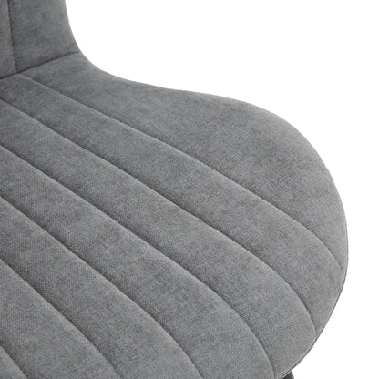 Grace Pack of 4 Grey Fabric Dining Chairs