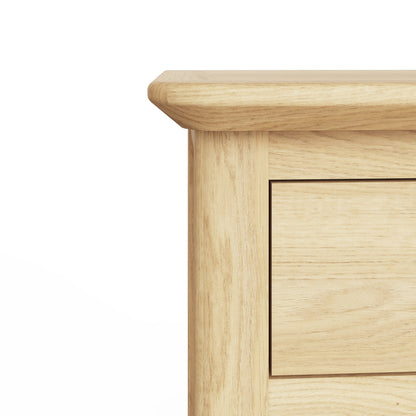 Newark Ash 3 Drawer Bedside