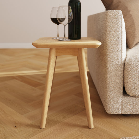 Newark Ash Square Wine Table