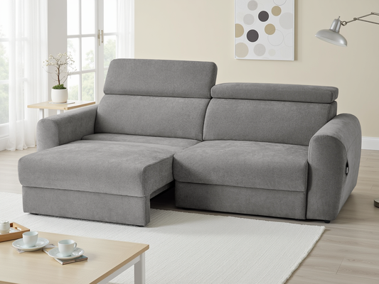 Dakota Electric Sofabed Grey 3 Seater