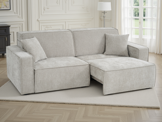 Houston Electric Sofabed Beige 3 Seater