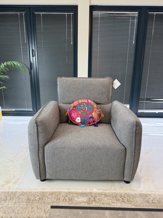 Ascot Sofa Grey Armchair