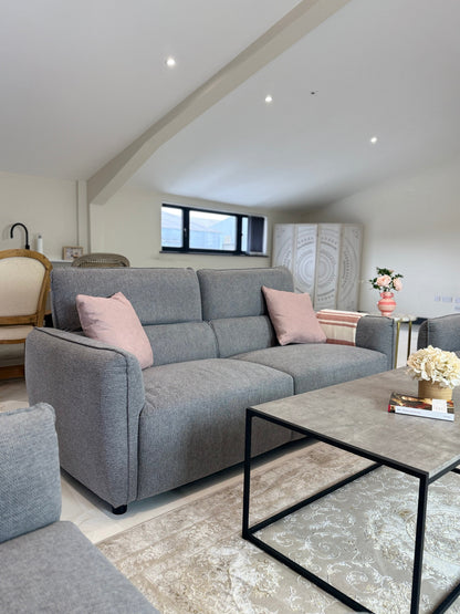 Ascot Sofa Grey 3+2 Set