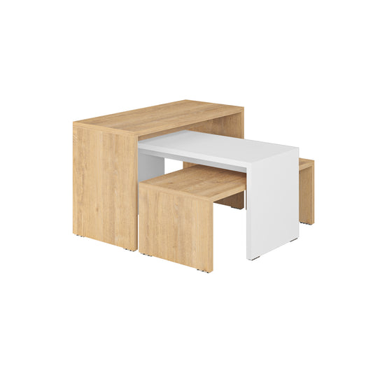 Kanta Modern Coffee Table White/Oak
